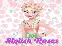 image Elsa Frozen Stylish Roses