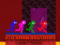 image Stickman Brothers Nether Parkour
