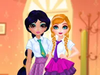 image Princesses BFF Rush to School