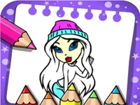 image Easy Bratz Coloring