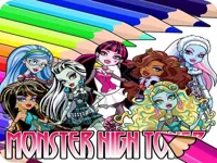 image Coloring Book for Monster High