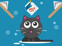 image The Cat Drink Milk