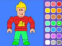 image Roblox Coloring Game