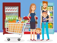 image Happy Shopping Jigsaw