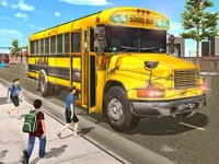 image Real School Bus Driving