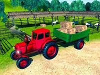 image Farmer Tractor Cargo Simulation
