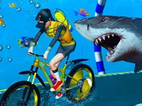 image Underwater Bicycle Racing