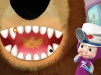 image Masha And The Bear Dentist Game