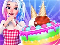 image Cute Doll Cooking Cakes