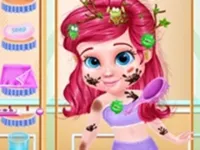 image Messy Little Mermaid Makeover - Makeup  amp; Dressup