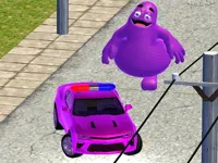 image Grimace vs Police SuperCar