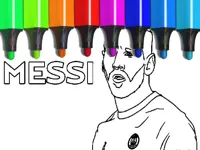 image Messi Coloring Pages