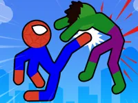 image Stick Man Battle Fighting
