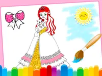 image Princess Coloring Glitter