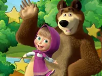 image Masha and the Bear Hidden Stars