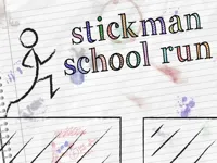 image Stickman School Run