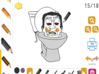 image Skibidi  Coloring