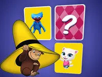 image Curious George Memory Card Match