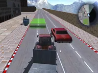 image Tractor Driving Garbage collect