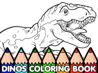 image Dinos Coloring Book